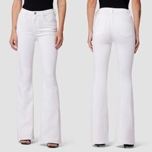 Hudson Holly High-Rise Flare Jean in White Horse